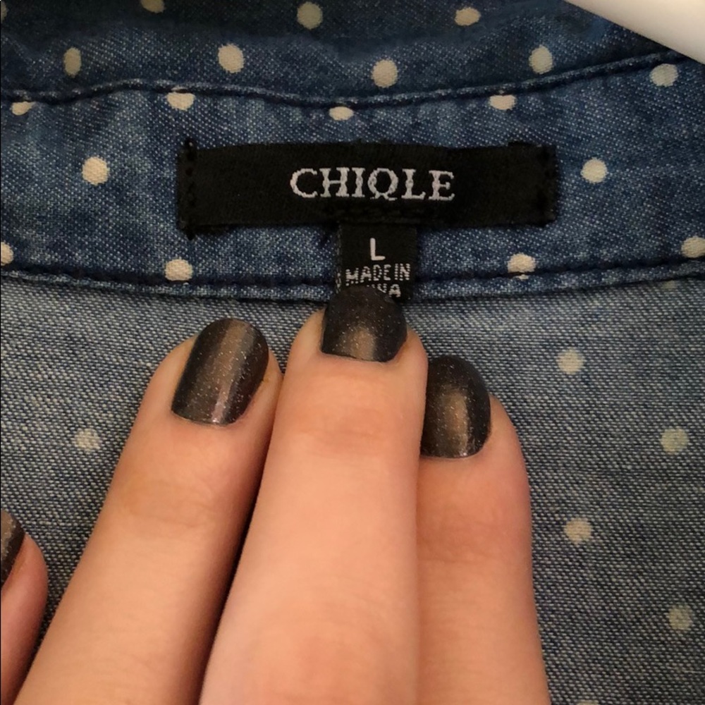 Polka Dot Button Down - image 2